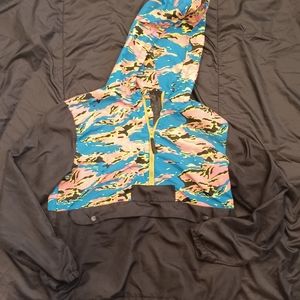 Men's Multicolor Windbreaker Large